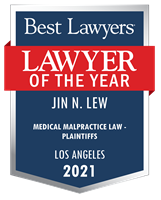 2021 Best Lawyer of the Year, Medical Malpractice - Jin N. Lew
